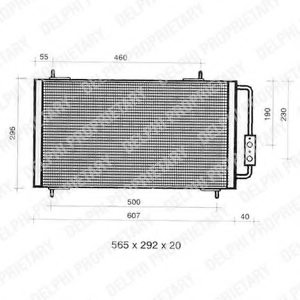 DELPHI TSP0225331 Condenser, air conditioning